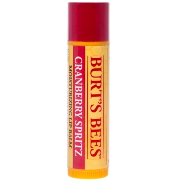 New 3 Burt’s Bees Cranberry Spritz Lip Balms - Picture 2 of 2